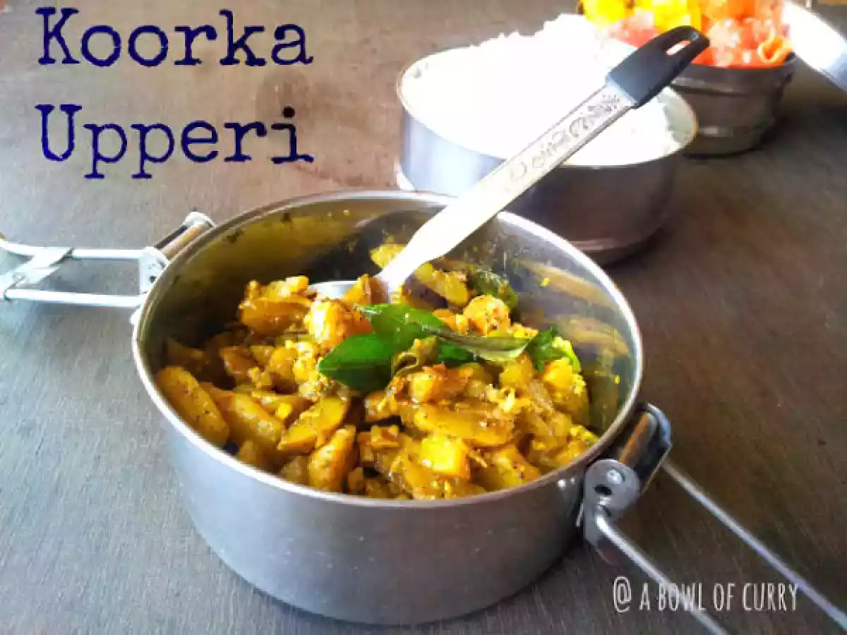 Koorka Upperi - Chinese Potato Stir Fry
