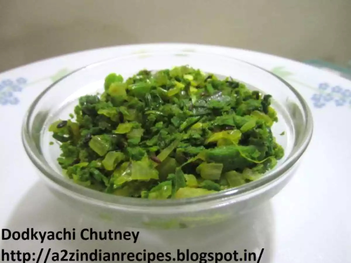 Ridge Gord / Dodkyachi Chutney