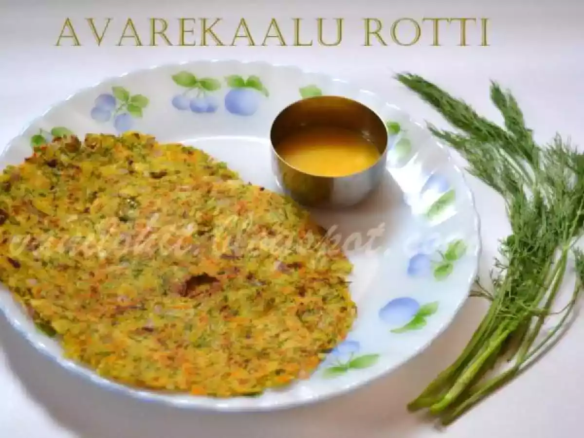 Avarekaalu Rotti (Talipittu) | ಅವರೆಕಾಳು ರೊಟ್ಟಿ (ತಾಲಿಪಿಟ್ಟು)