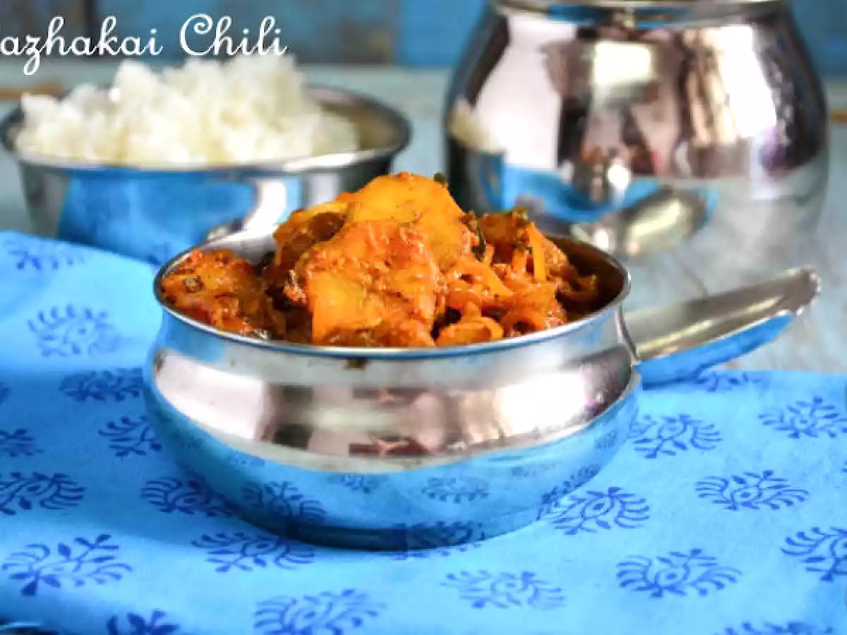 Vazhakai Chili Recipe| South Indian Lunch Recipes