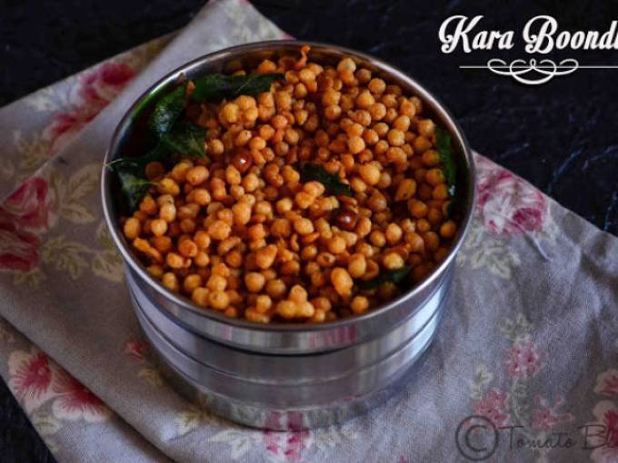Kara Boondhi Recipe| Diwali Snack Recipes