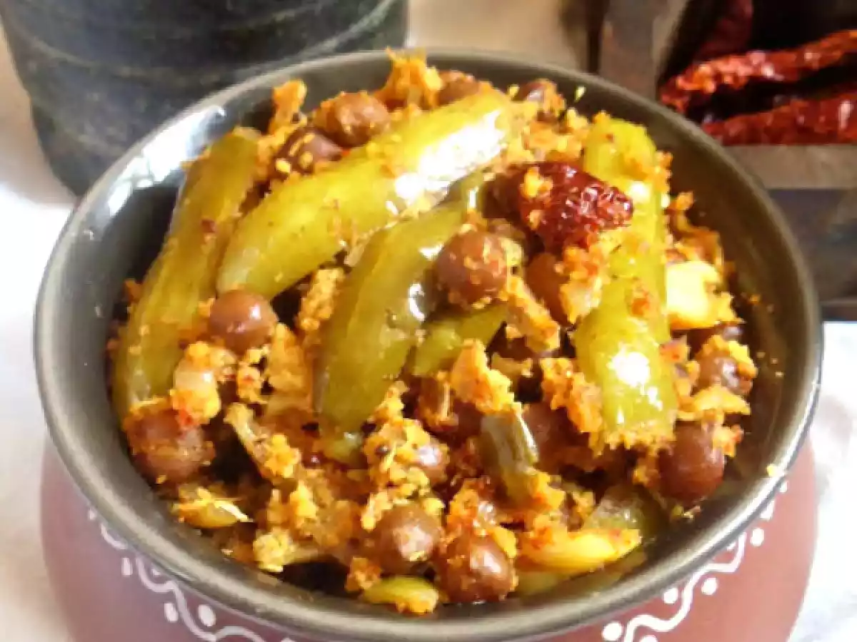 Kadle Manoli / Ivy gourd sukka