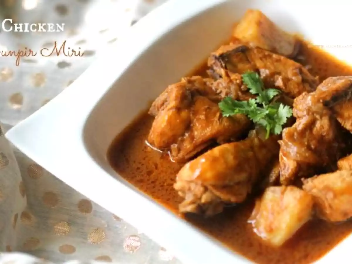 Chicken Cunpir Miri ~ Mangalorean Catholic Style Coriander and PepperCurry Without Coconut