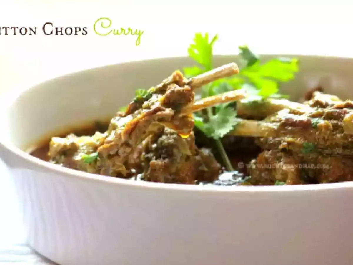 Mutton Chops Curry - When the hubby cooks!