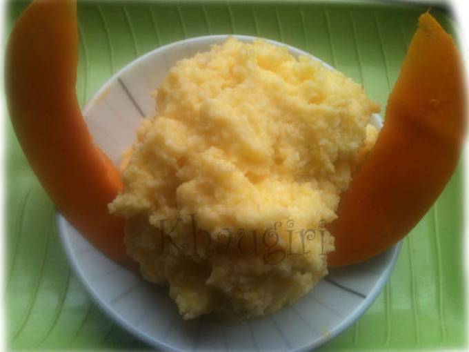 Aamrakhand- Maharashtrian Mango dessert