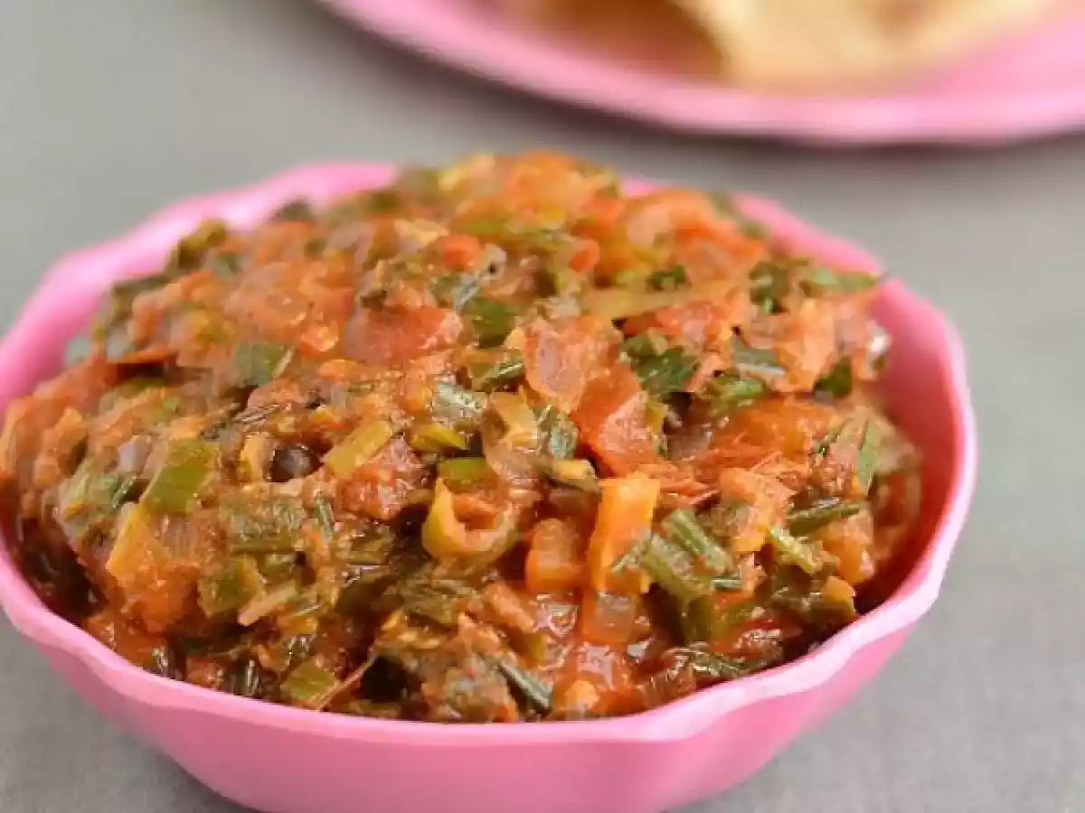 Spring Onion Curry Recipe | Side Dish for Chapathis