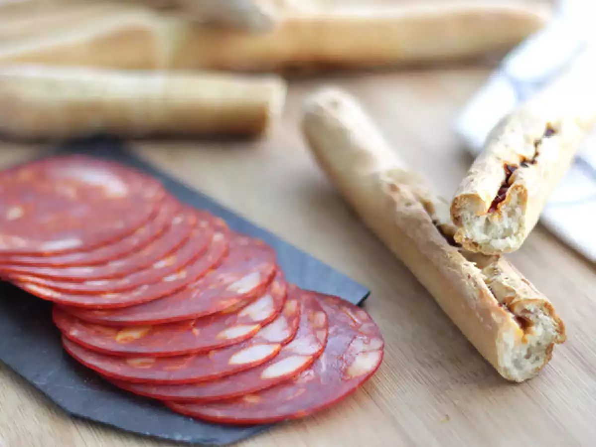 Recipe Little chorizo baguettes - video recipe !