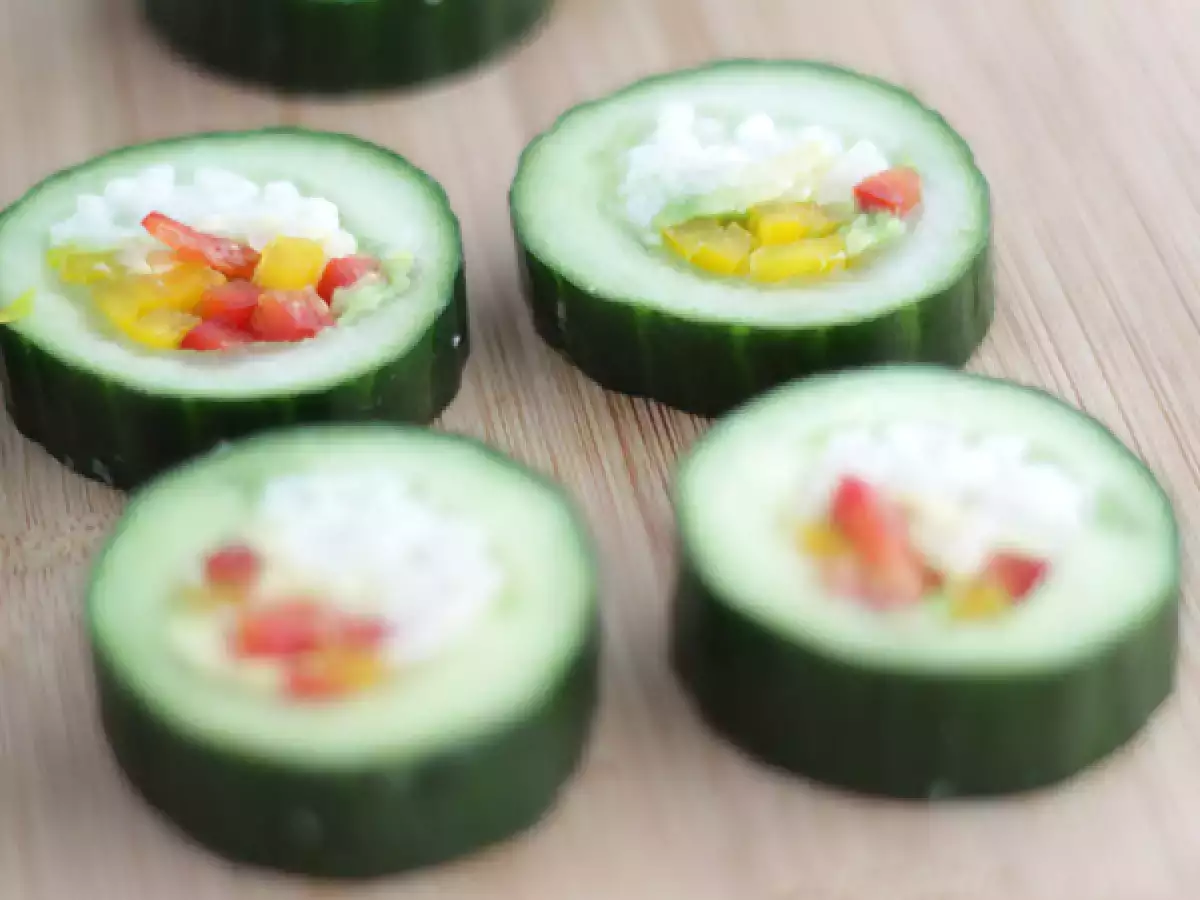 Recipe Cucumber sushi rolls - video recipe !