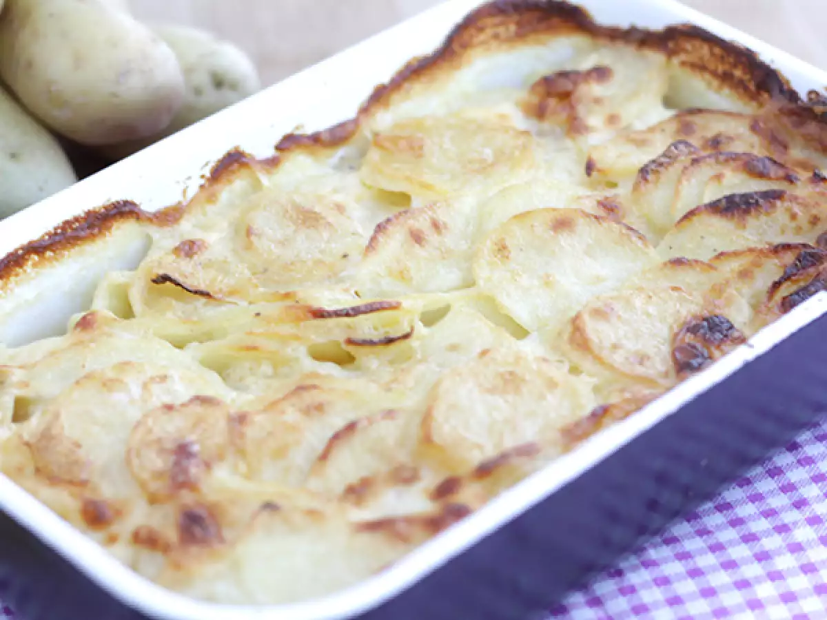 Recipe Gratin dauphinois, the real traditional french potato gratin recipe