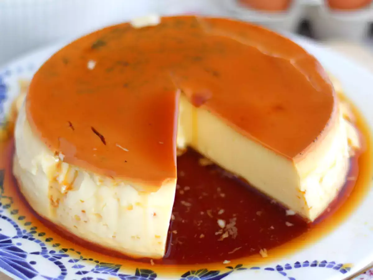 Recipe Flan with caramel - video recipe !