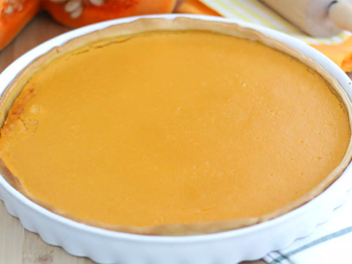 Recipe American pumpkin pie - video recipe !