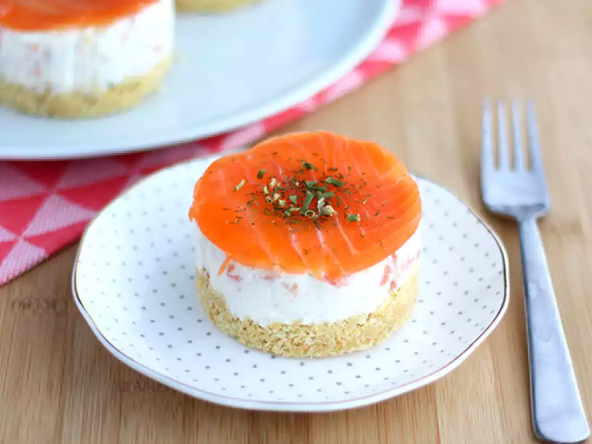 Recipe Salmon cheesecakes - video recipe !