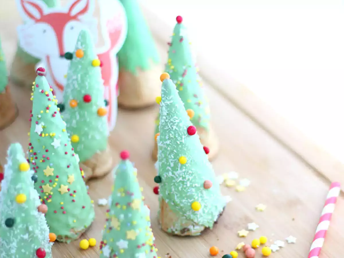 Recipe Brownie christmas trees