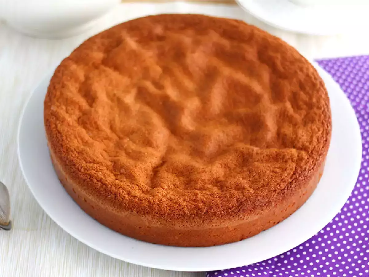 Recipe Sponge cake, the easy recipe