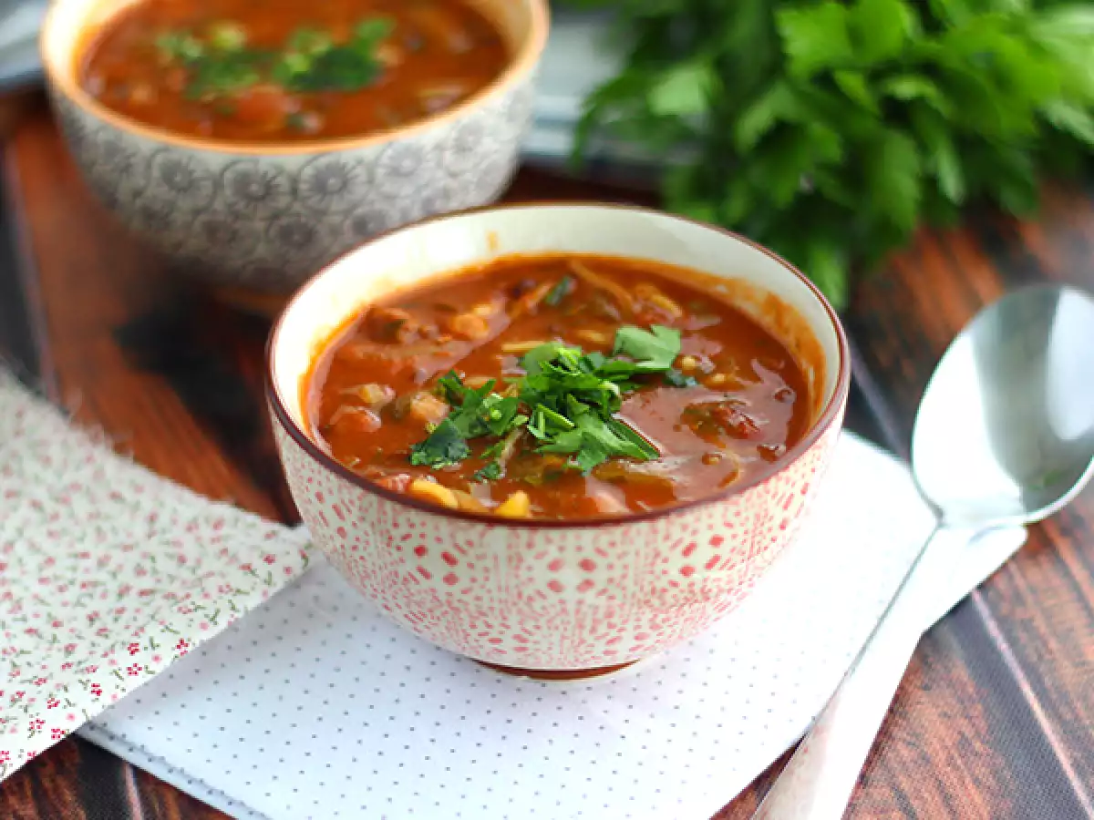 Recipe Harira, a fragrant and easy soup
