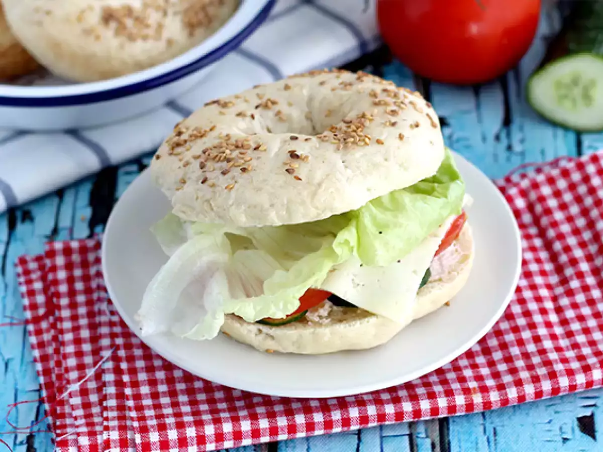 Recipe Vegetarian bagel