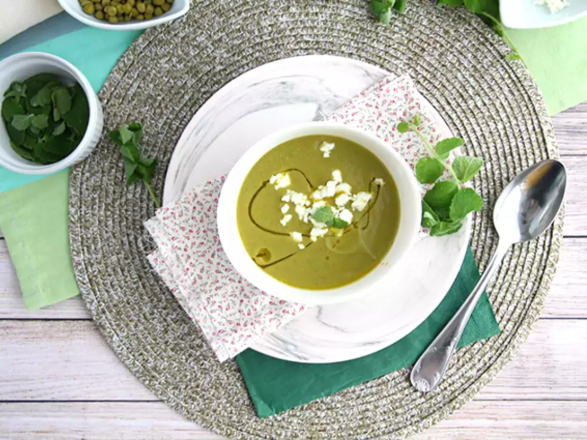 Recipe Quick cold pea soup