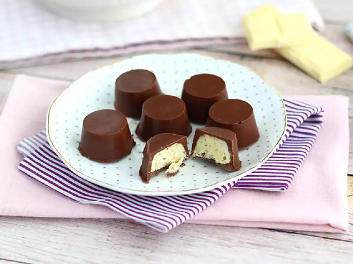 Recipe Kinder schokobons style chocolates