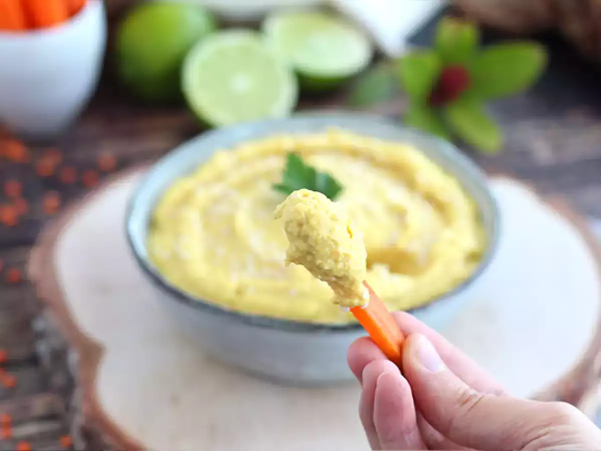 Recipe Coral lentil dip