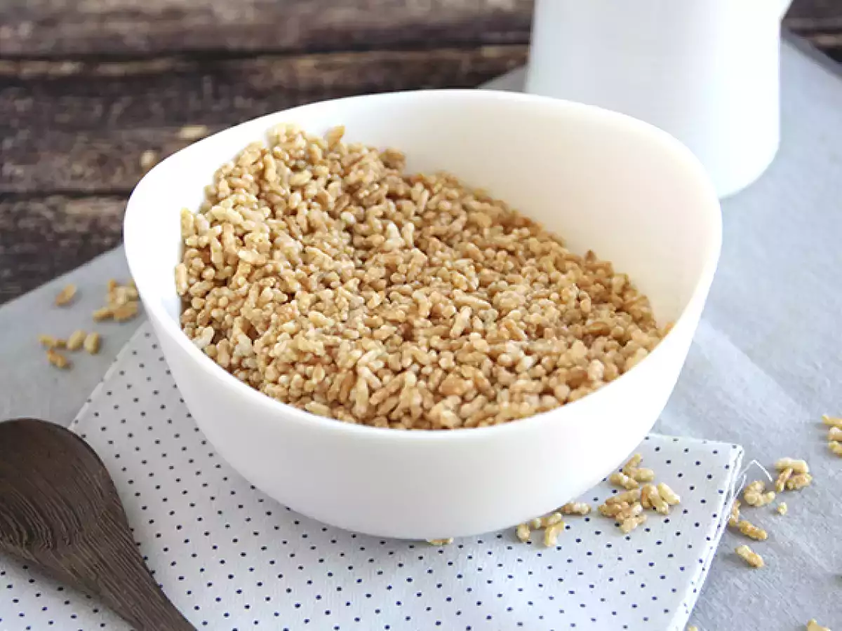 Recipe How to make puffed rice