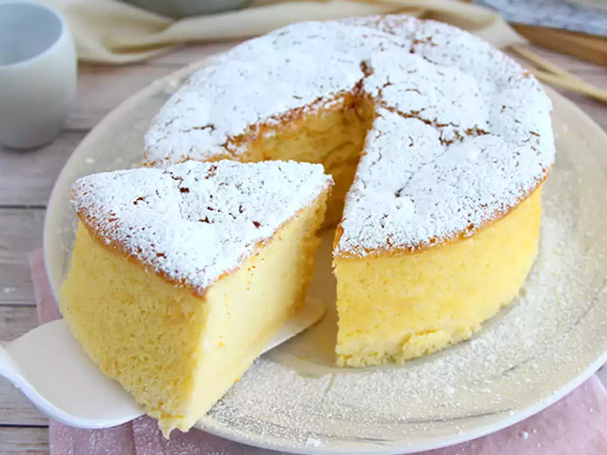 Recipe Japanese cheesecake (light and airy)