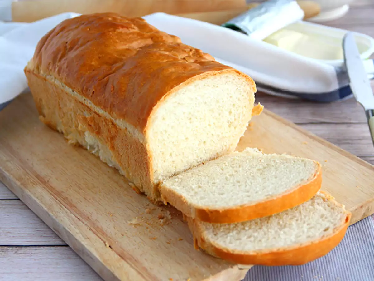 Recipe Homemade sandwich bread