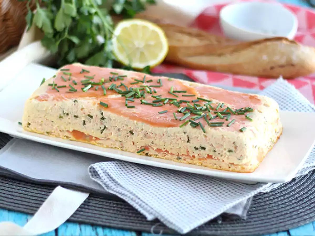 Recipe Fresh and smoked salmon terrine