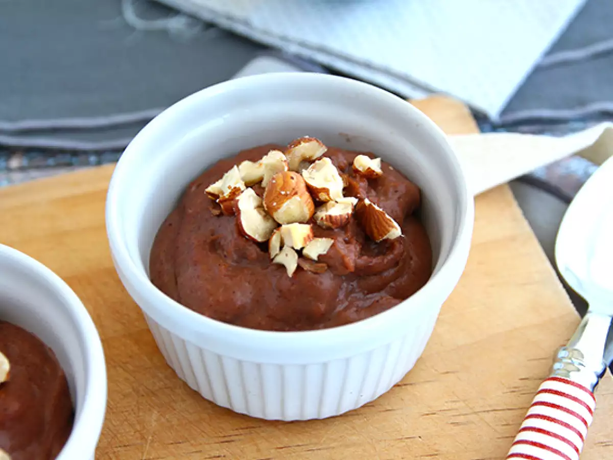 Recipe Hazelnut custard (vegan and gluten-free dessert)