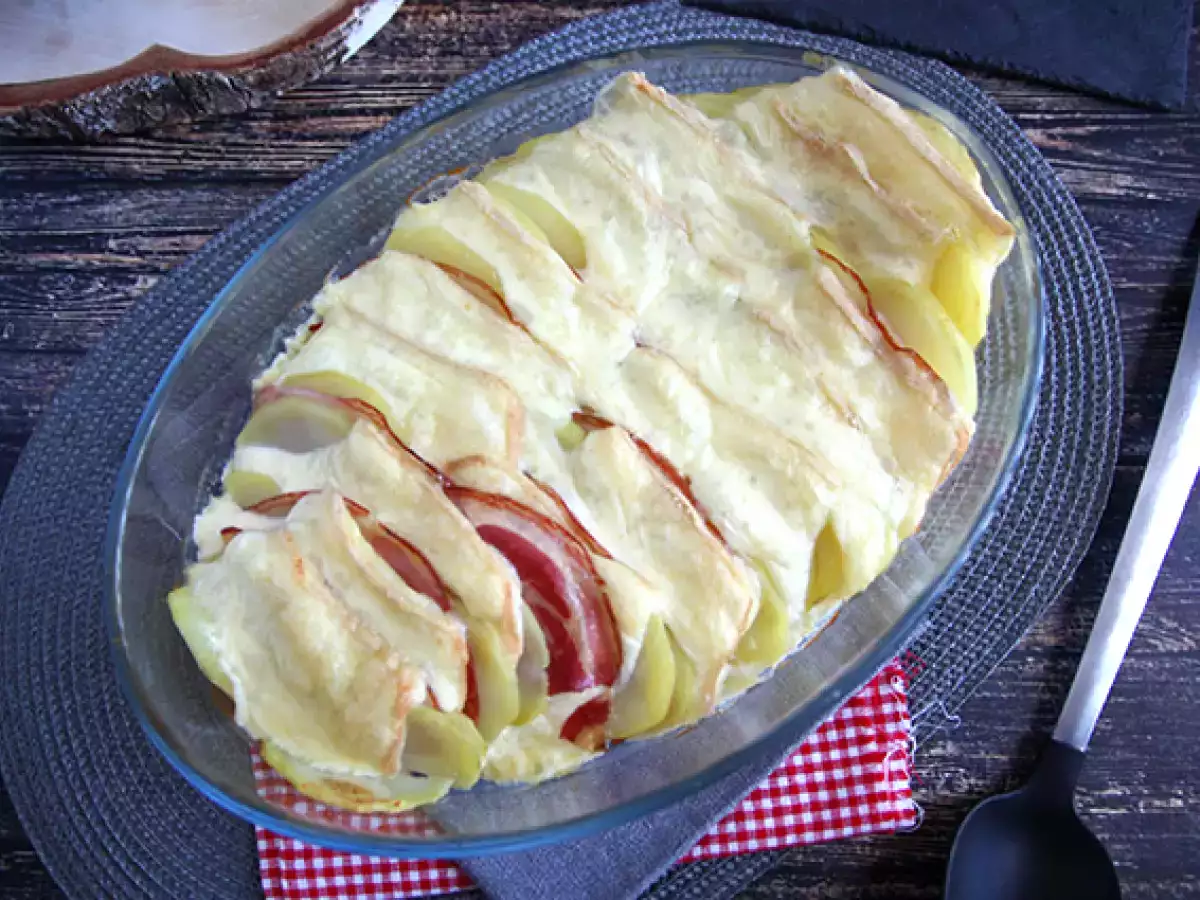 Recipe Raclette gratin