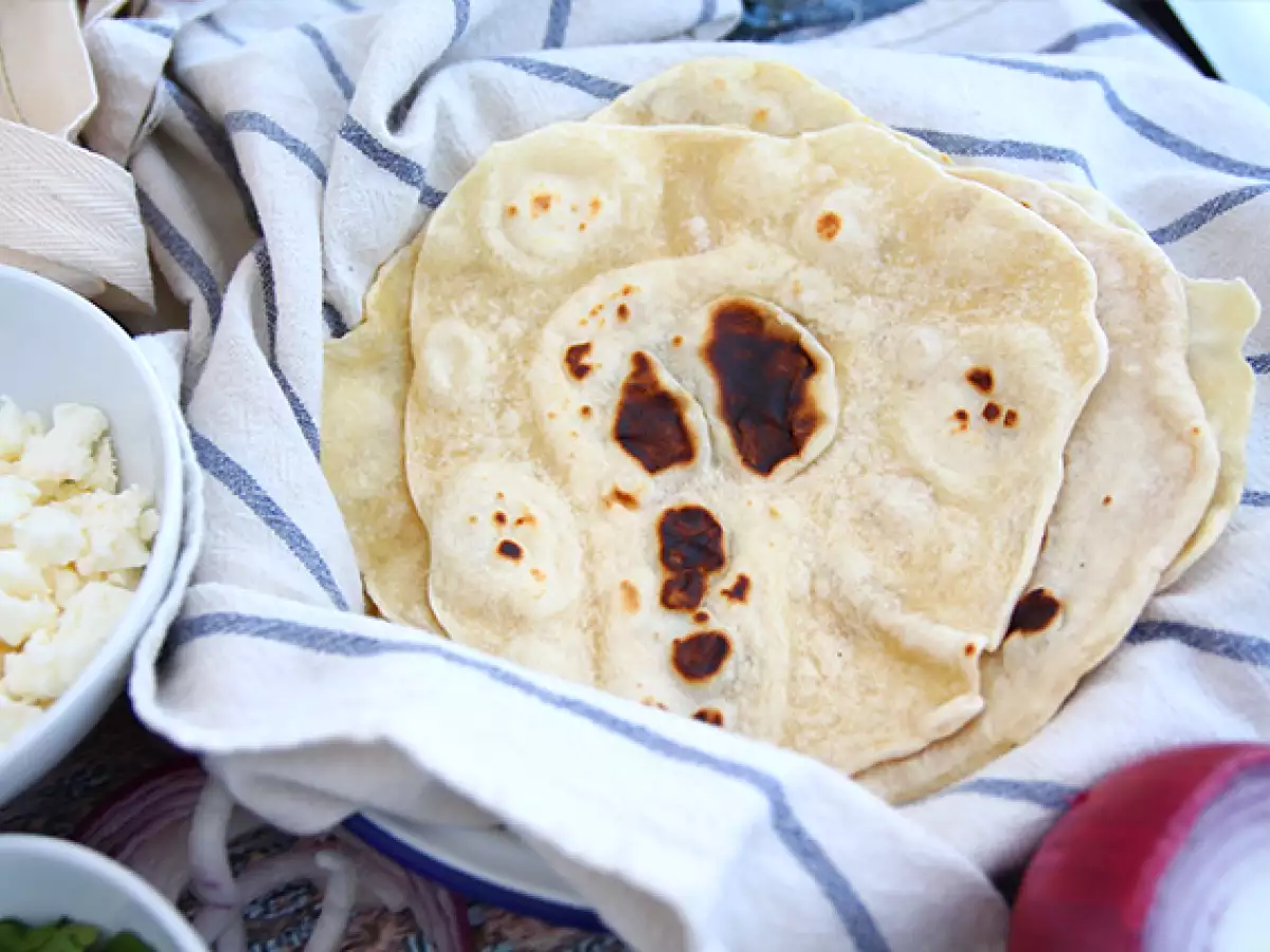 Recipe Homemade wheat tortillas