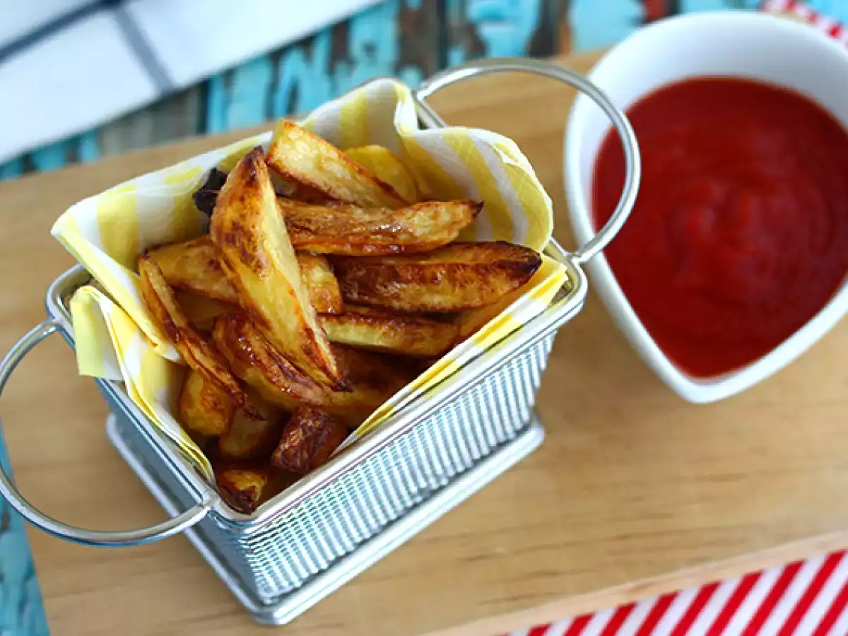 Recipe Crispy baked fries