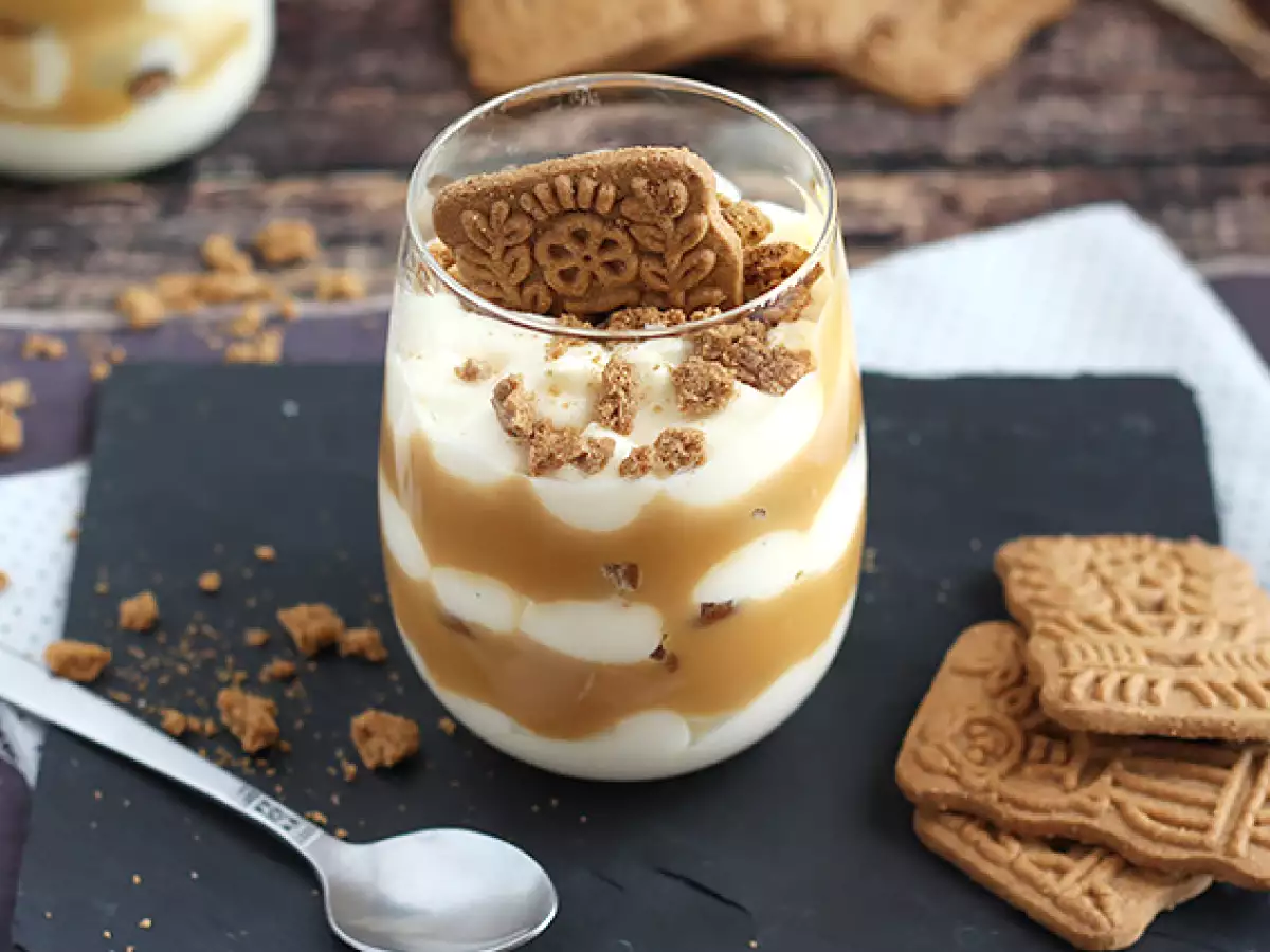 Recipe Tiramisu with speculaas and salted caramel