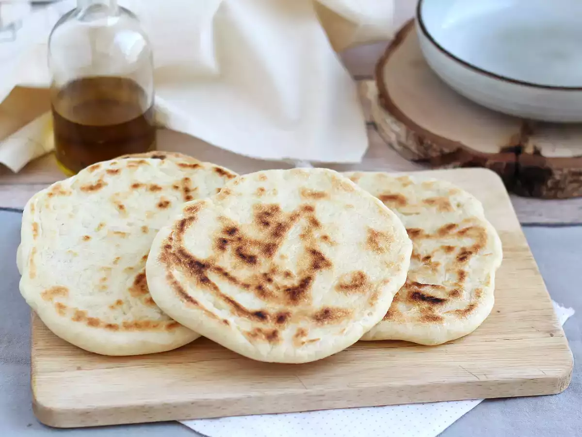 Recipe Pan-fried pita bread