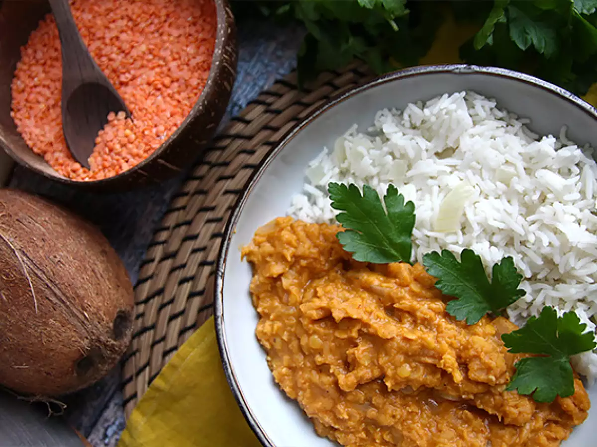 Recipe Easy red lentil dahl