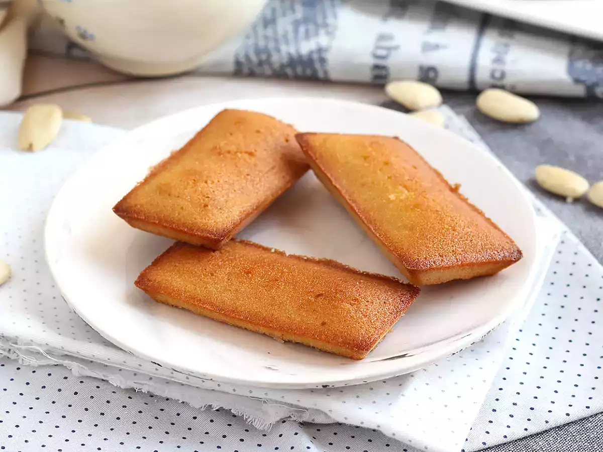 Recipe Homemade almond financiers