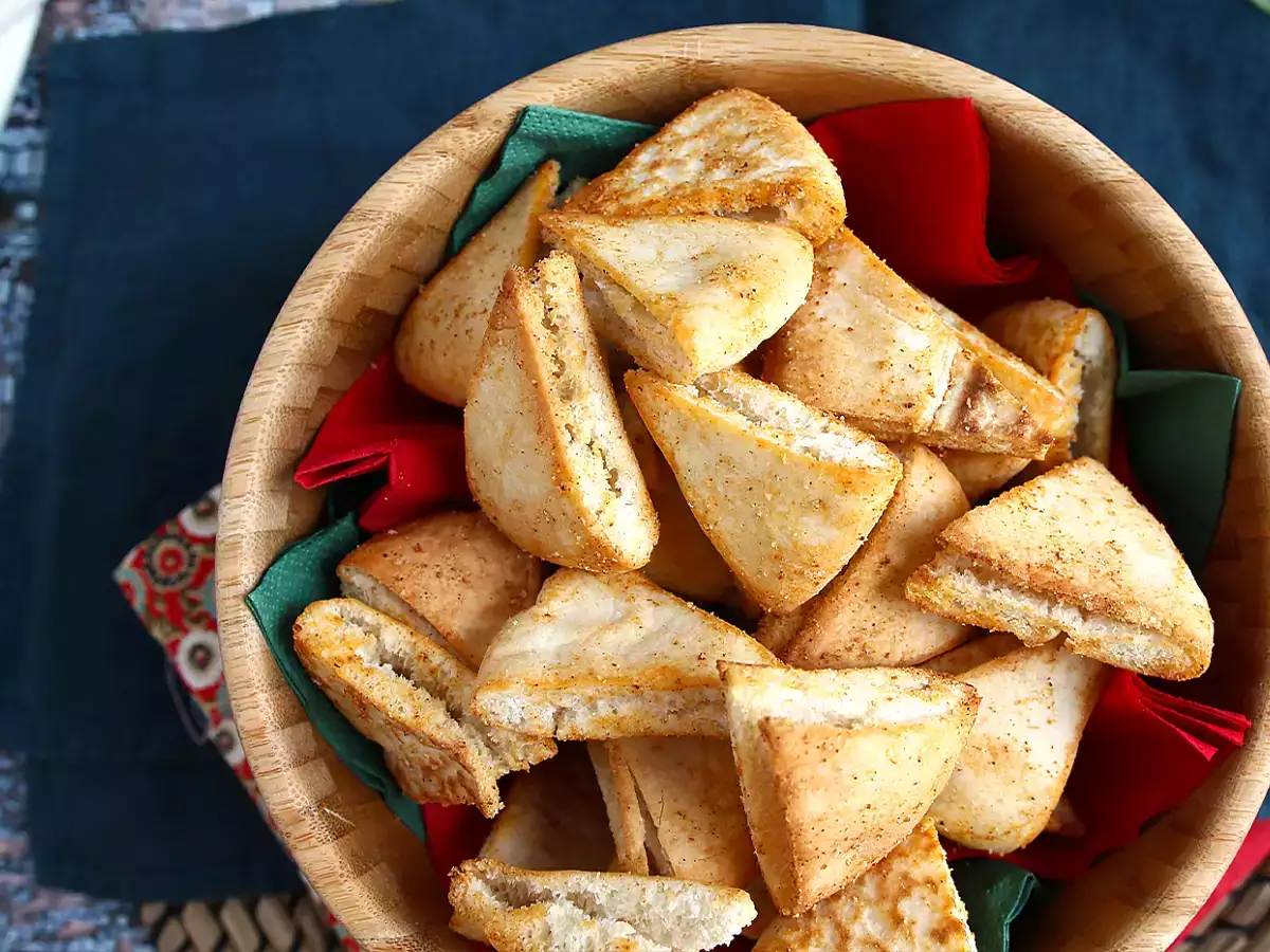 Recipe Pita chips - quick recipe