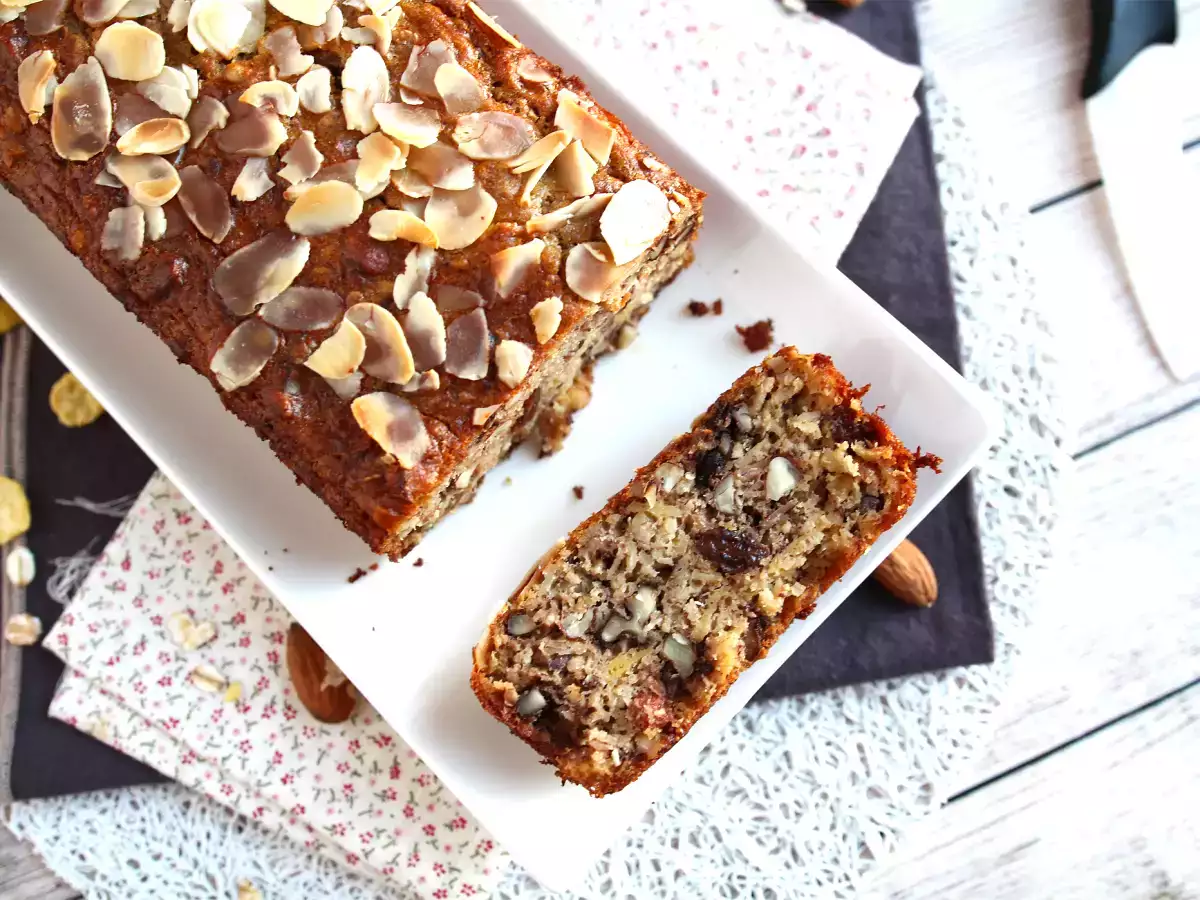 Recipe Muesli cake without added sugar - anti-waste recipe perfect for pre-workout!