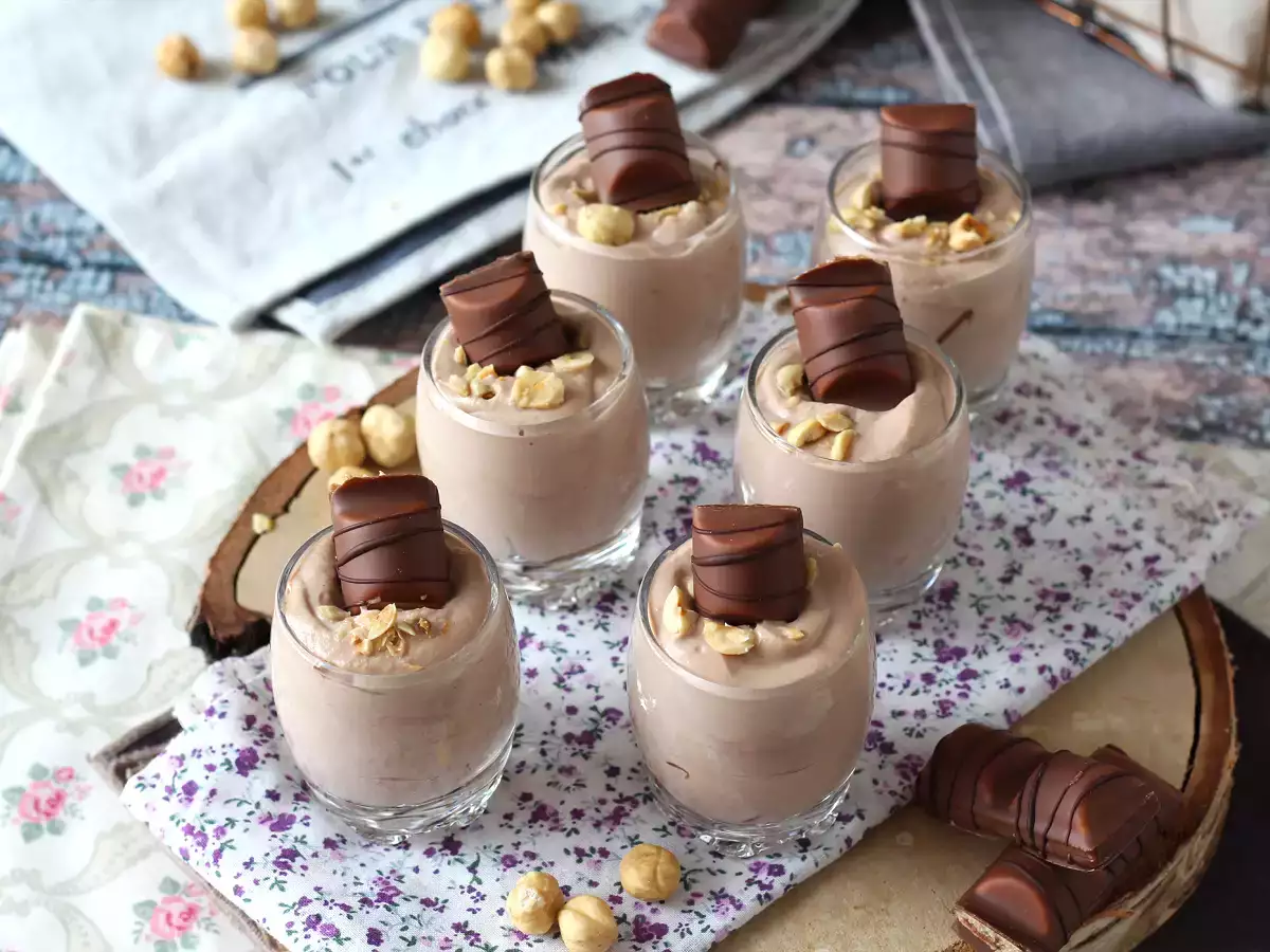Recipe Kinder bueno super gourmet and no-bake verrines
