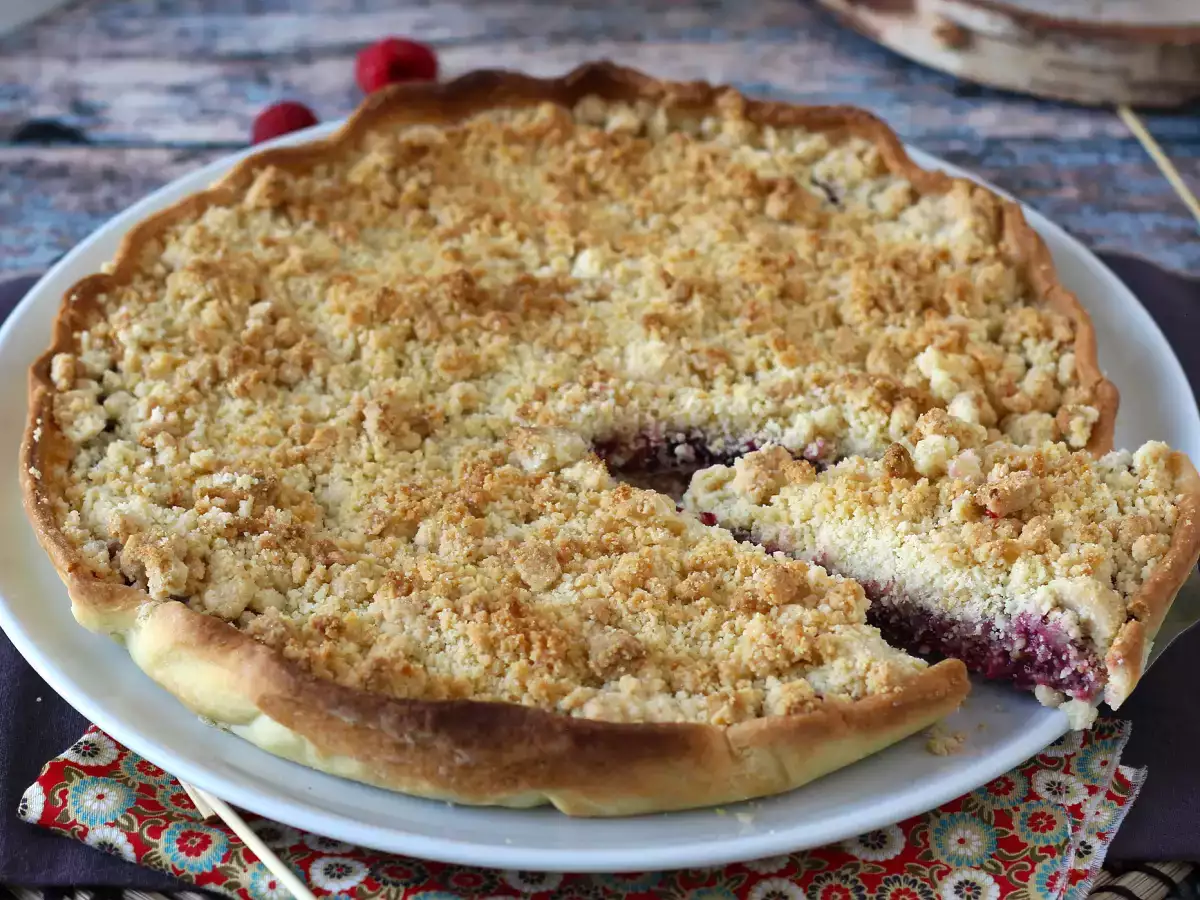 Recipe Express crumble tart with red berries