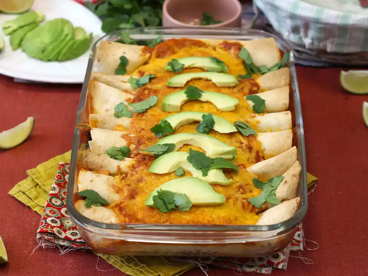 Recipe Vegetarian enchiladas