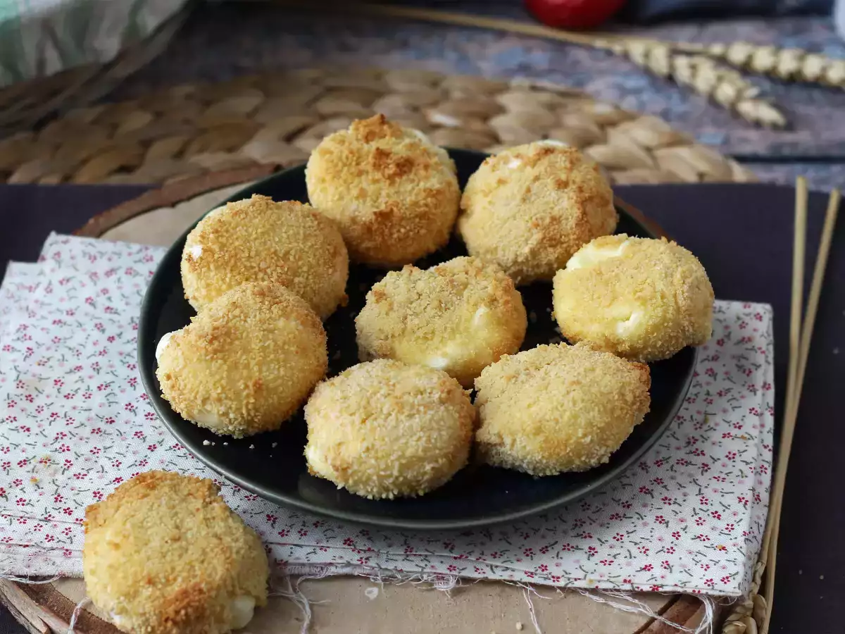 Recipe Breaded babybel cheese wheels in airfryer