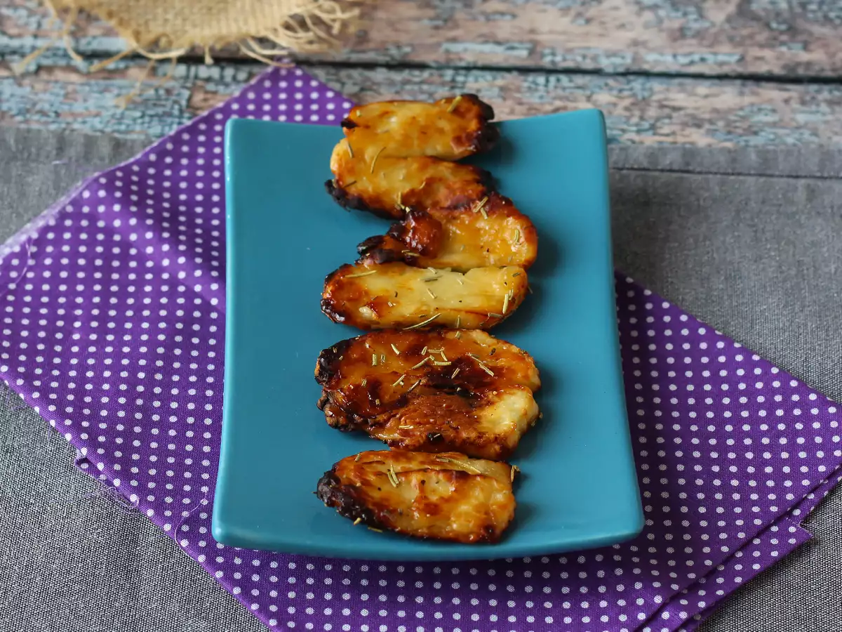 Recipe Honey halloumi grilled with airfryer
