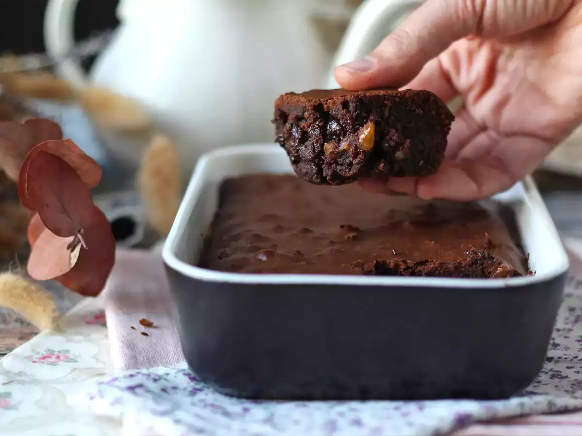 Recipe Air fryer chocolate walnut brownie