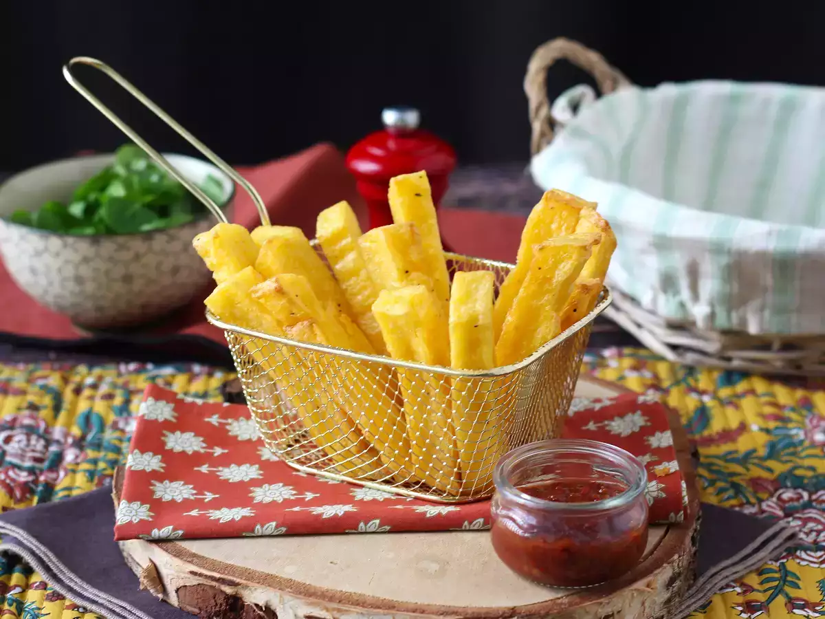 Recipe Guilt-free fried polenta sticks: crispy, golden and perfect in the air fryer!