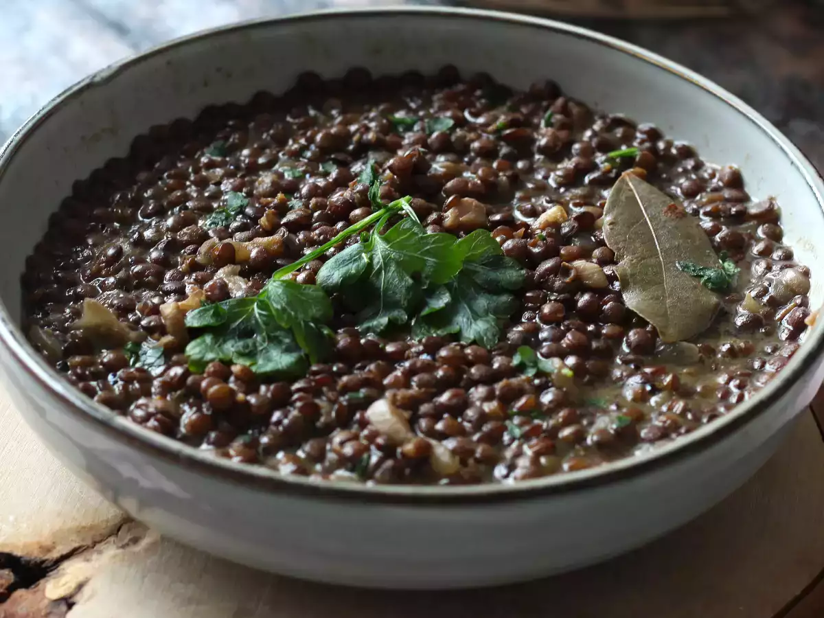 Recipe How to cook green lentils