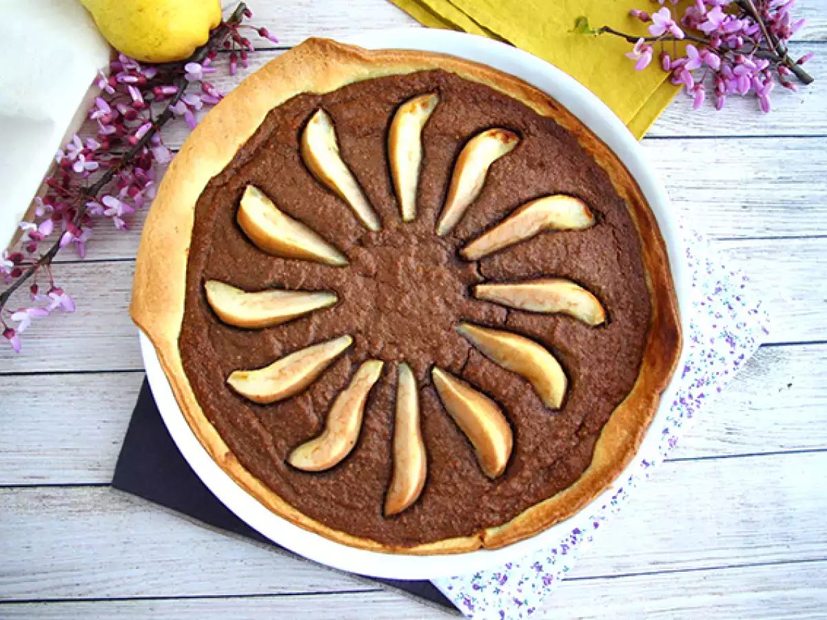 Recipe Pear and chocolate tart