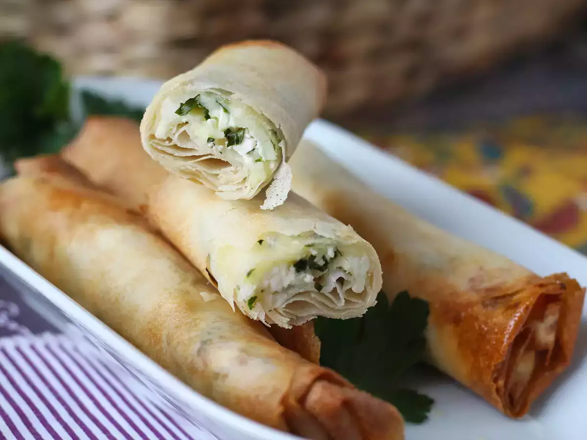 Recipe Homemade lebanese rikakats - air fryer cooking