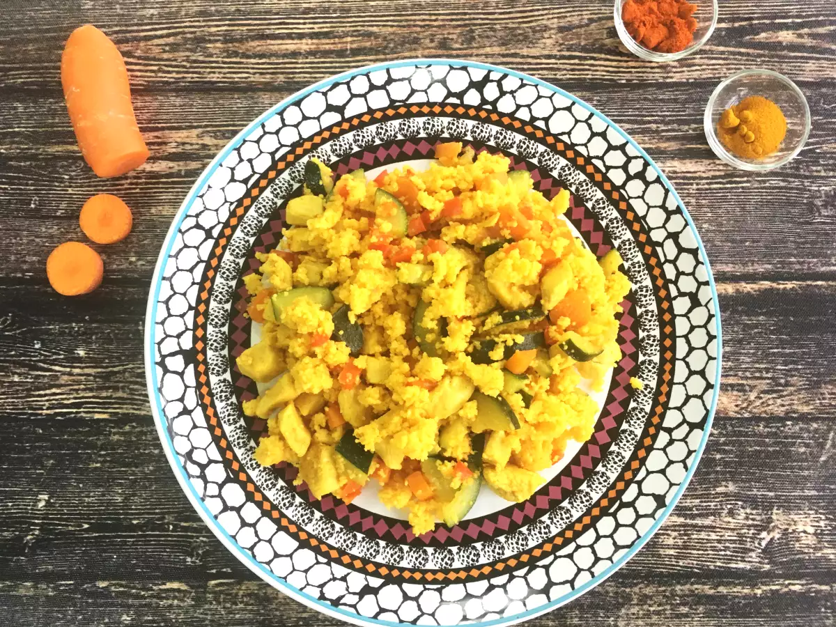 Recipe Express couscous (chicken and vegetables)