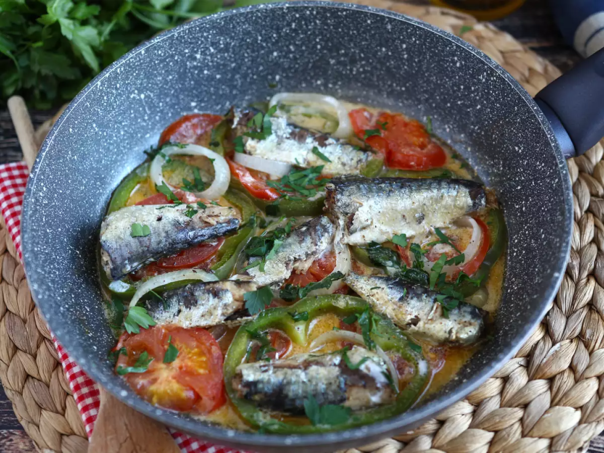 Recipe Sardine stew, an easy, sunny and economical recipe