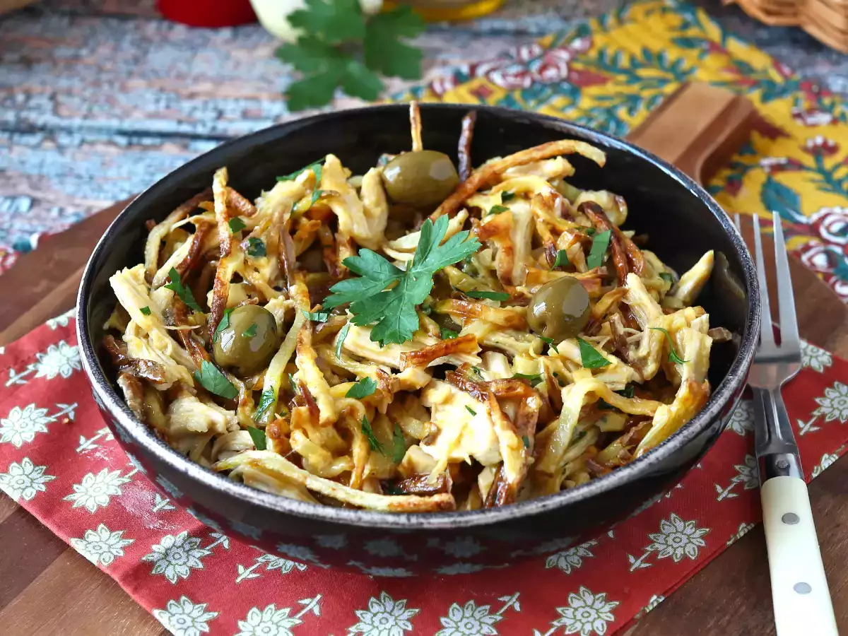 Recipe Frango à brás: the perfect portuguese dish for using up leftover chicken